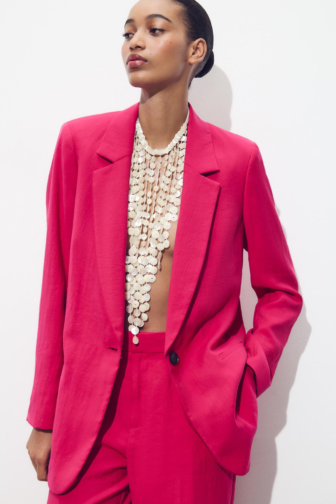 BLAZER STRUKTURIERT IN FUCHSIA