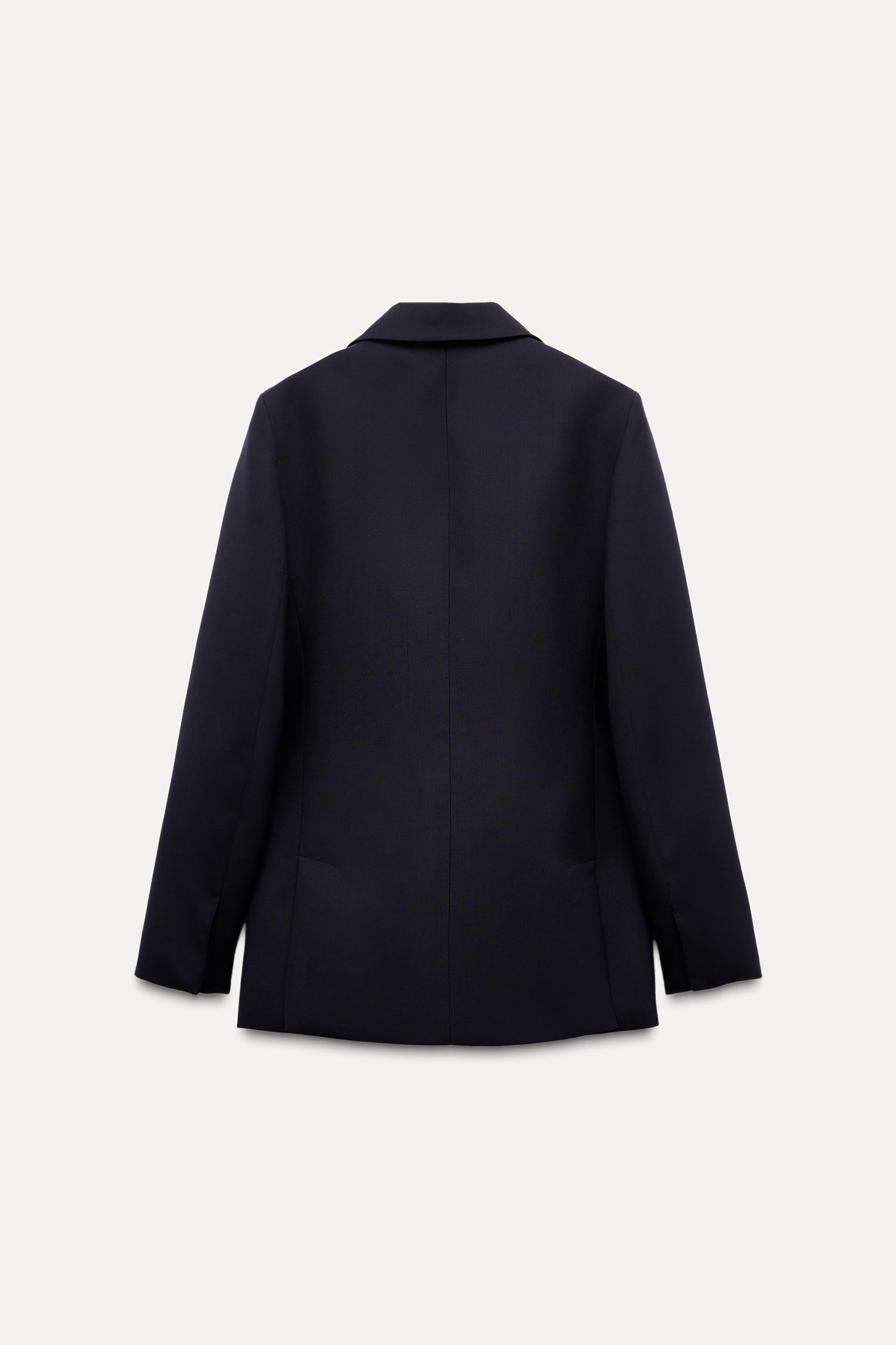 EZ COLLECTION DOPPELREIHIGER BLAZER AUS REINER WOLLE
