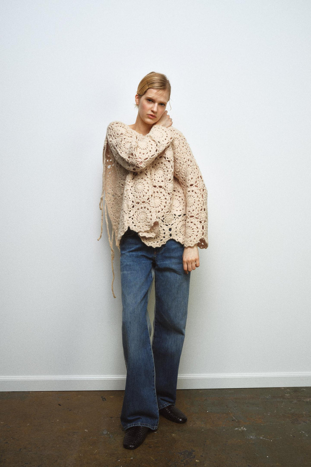 PULL EN MAILLE CROCHET
