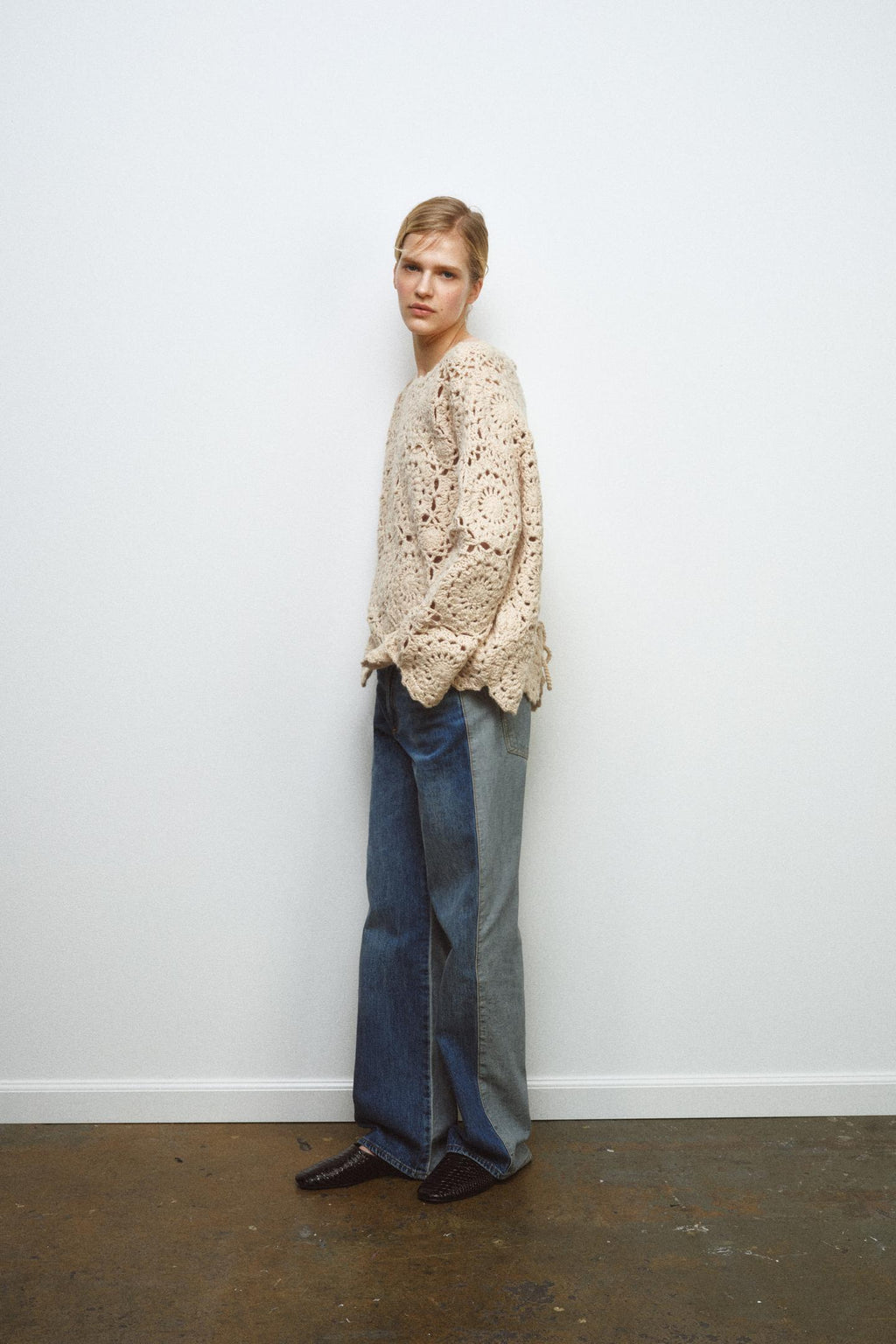 PULL EN MAILLE CROCHET