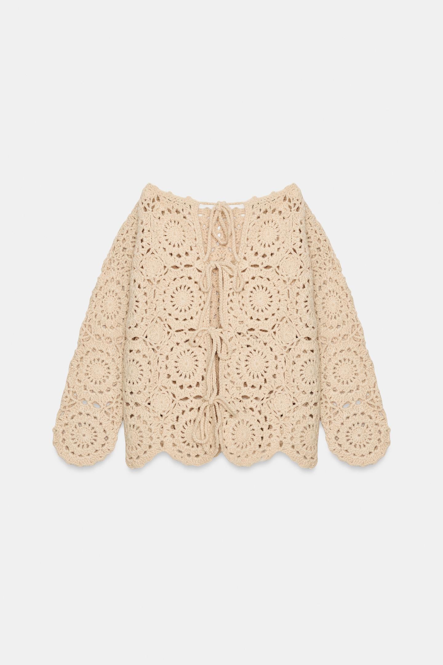 PULL EN MAILLE CROCHET