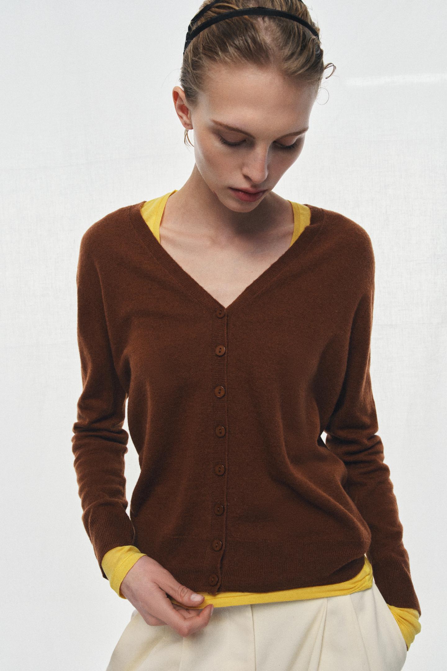 VESTE 100% LAINE EXTRA-DOUCE