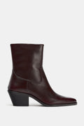 BOTTINES COW-BOY EN CUIR