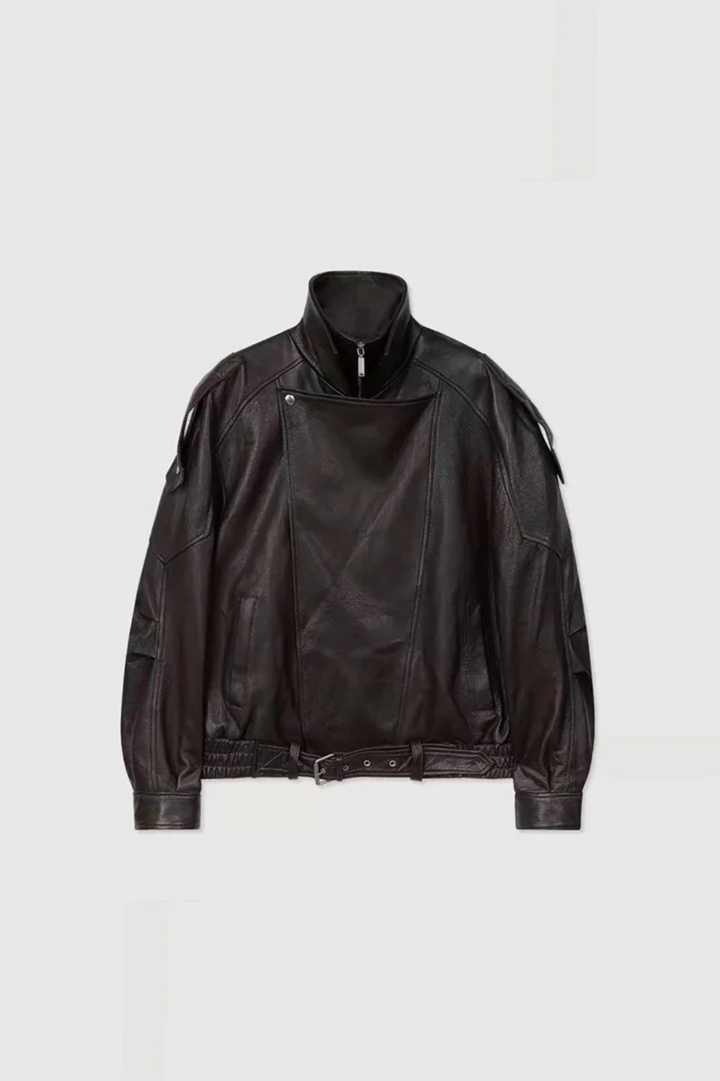 BIKERJACKE IN PREMIUM-LEDEROPTIK