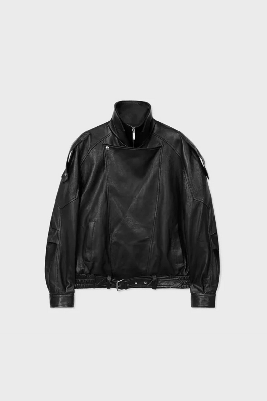 BIKERJACKE IN PREMIUM-LEDEROPTIK