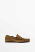 MOCASSIN EN CROÛTE DE CUIR SOUPLE