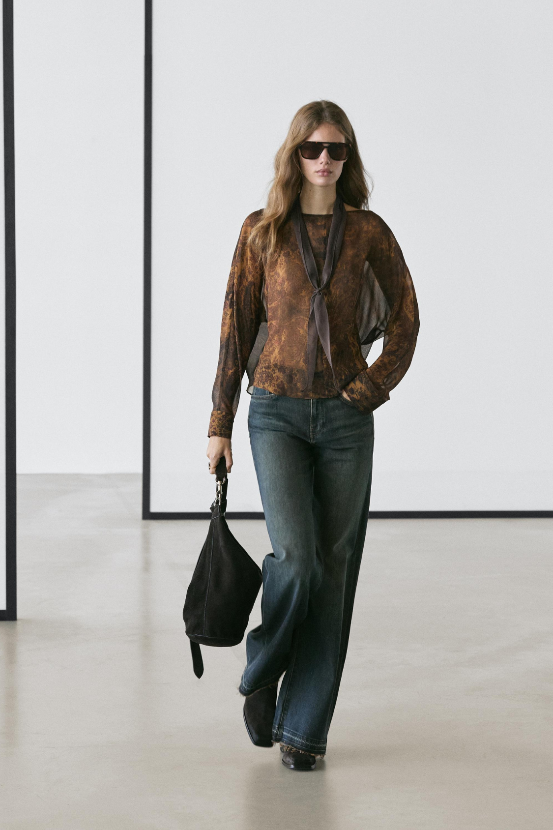 BLOUSE FLUIDE IMPRIMÉE