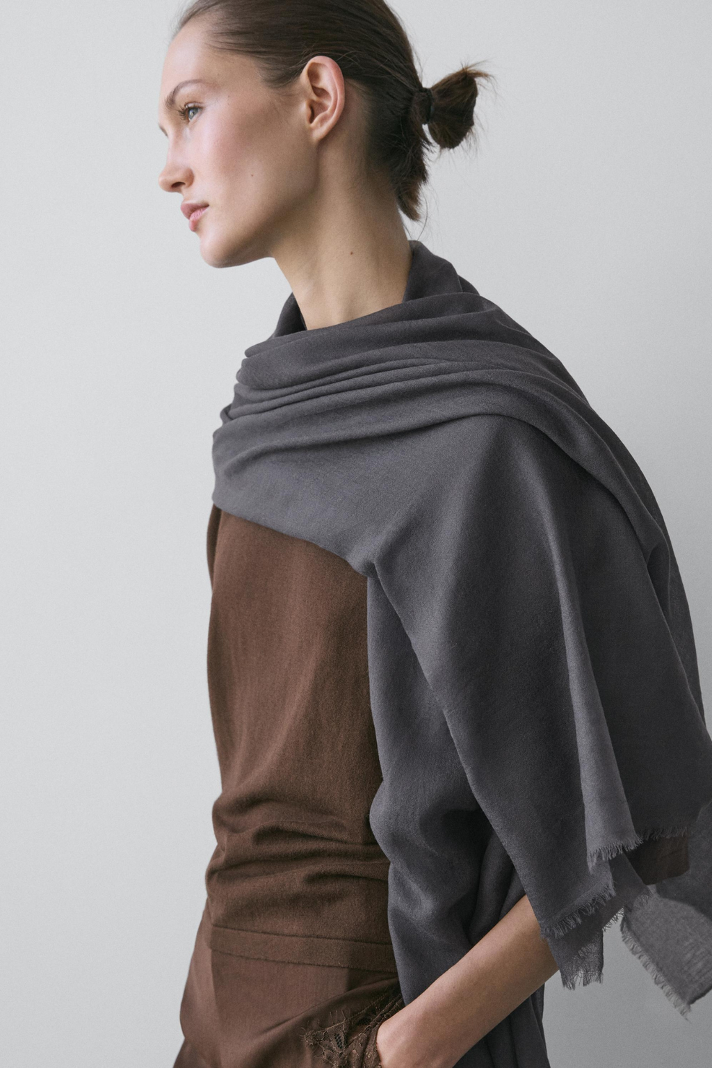 FOULARD LÉGER 100 % LAINE