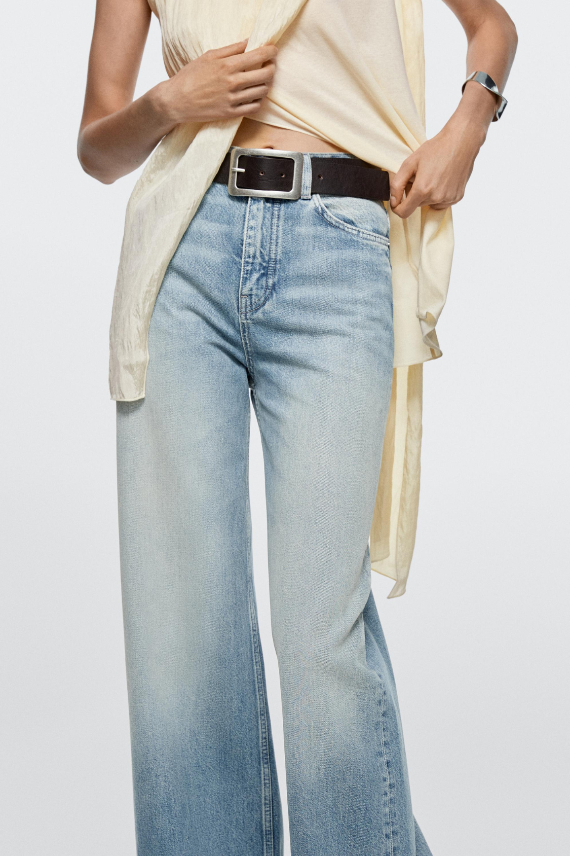 JEAN WIDE LEG TAILLE HAUTE