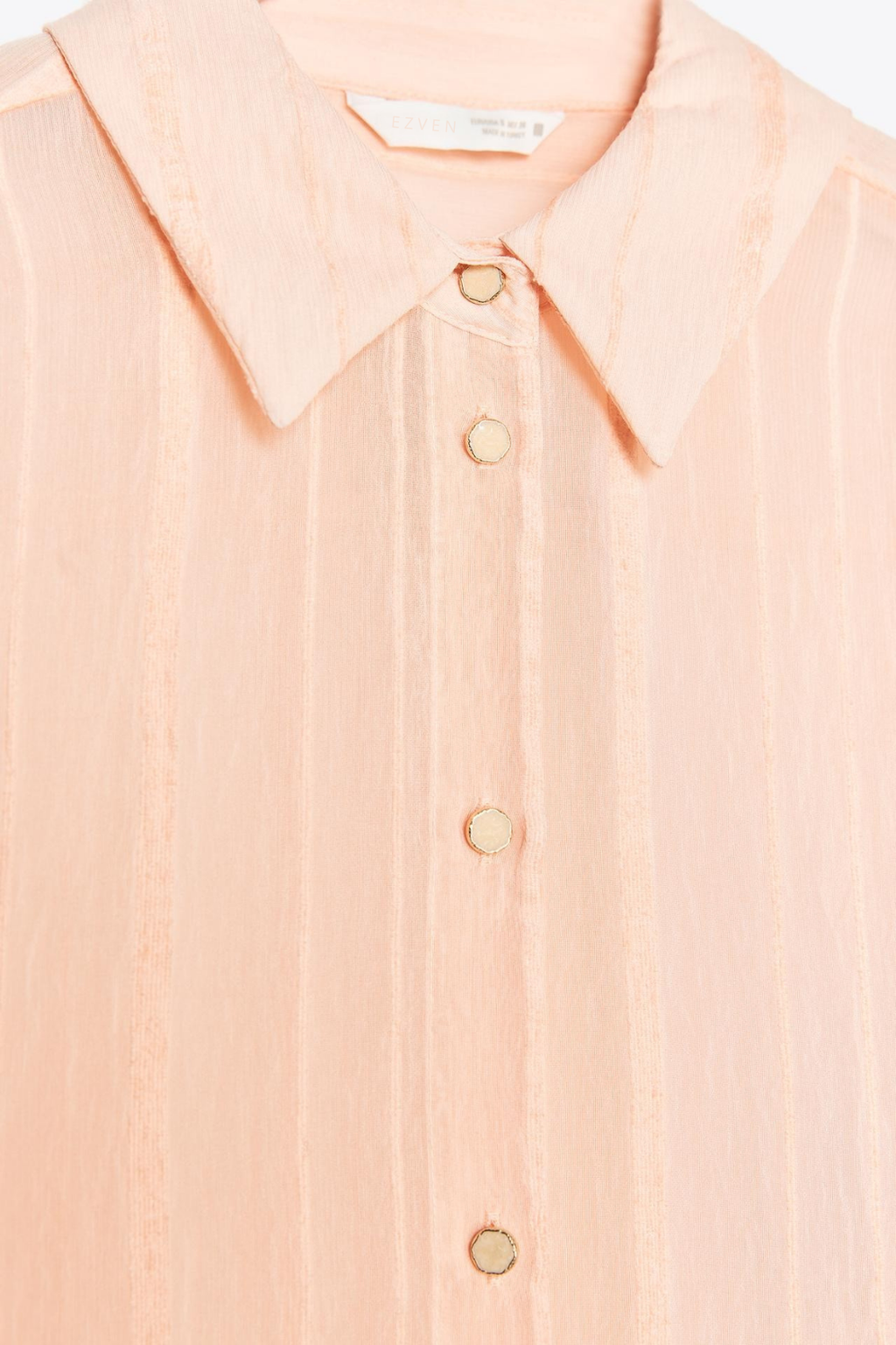 STRIPED BLOUSE PFIRSICH