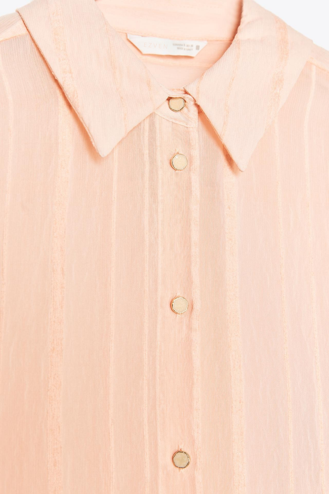 STRIPED BLOUSE PFIRSICH