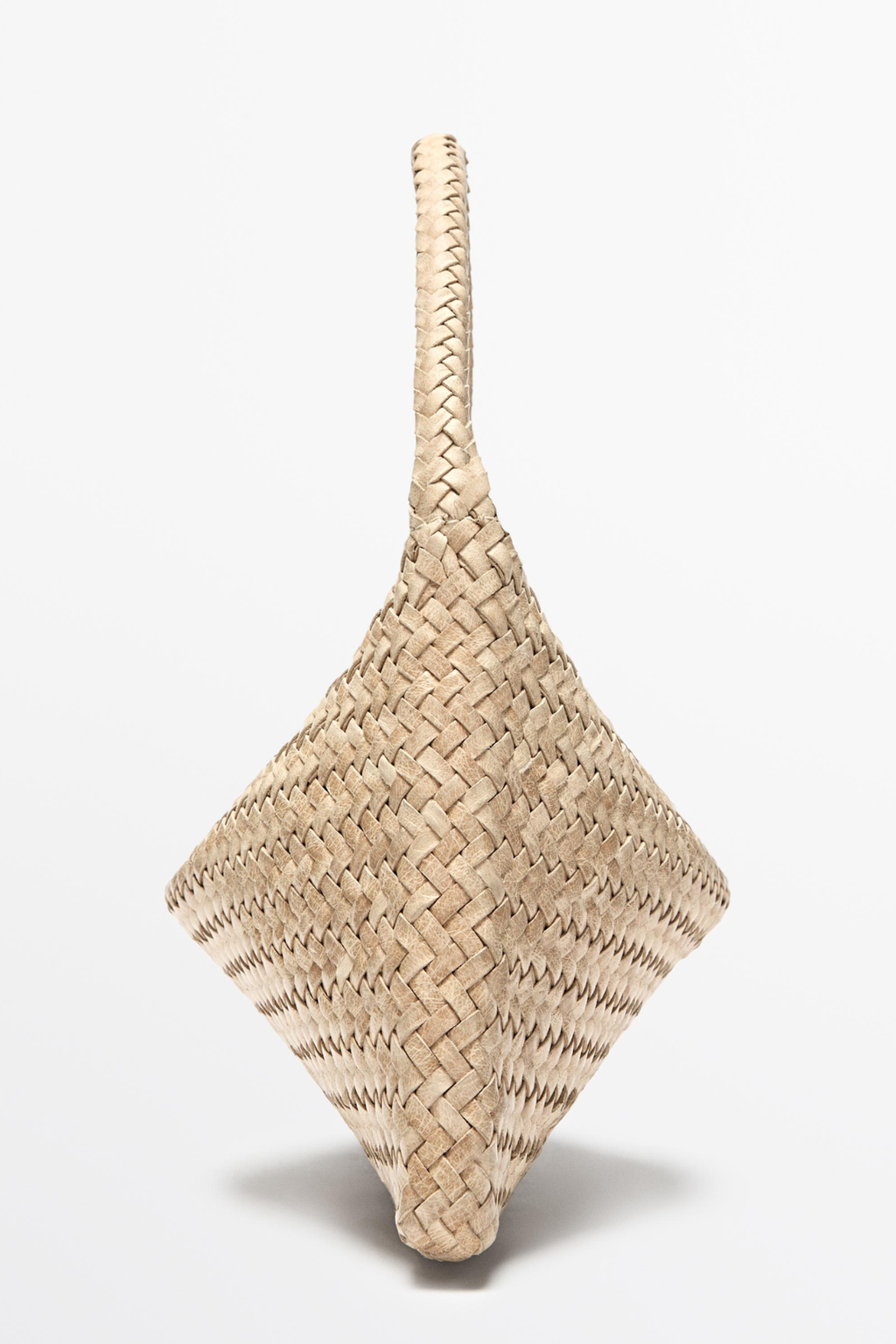 PETIT SAC PORTÉ ÉPAULE EN CUIR TRESSÉ