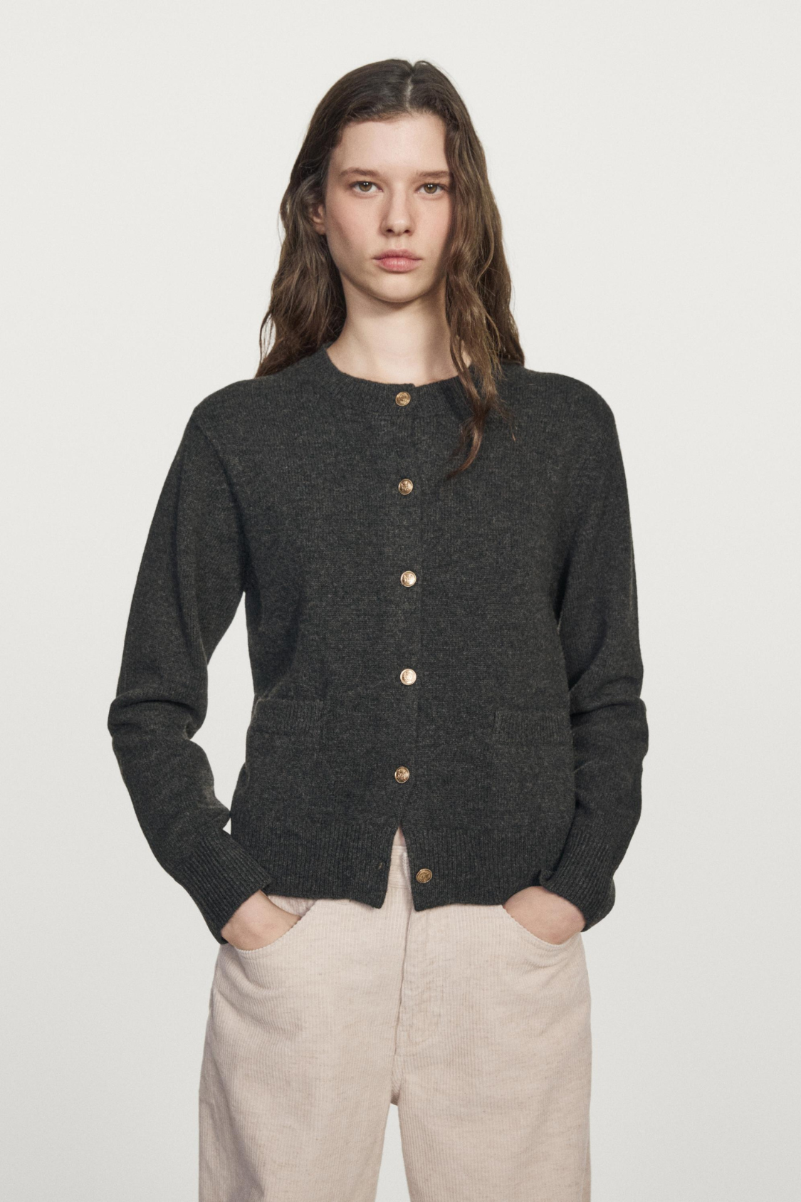 CARDIGAN BOUTONS DORÉS
