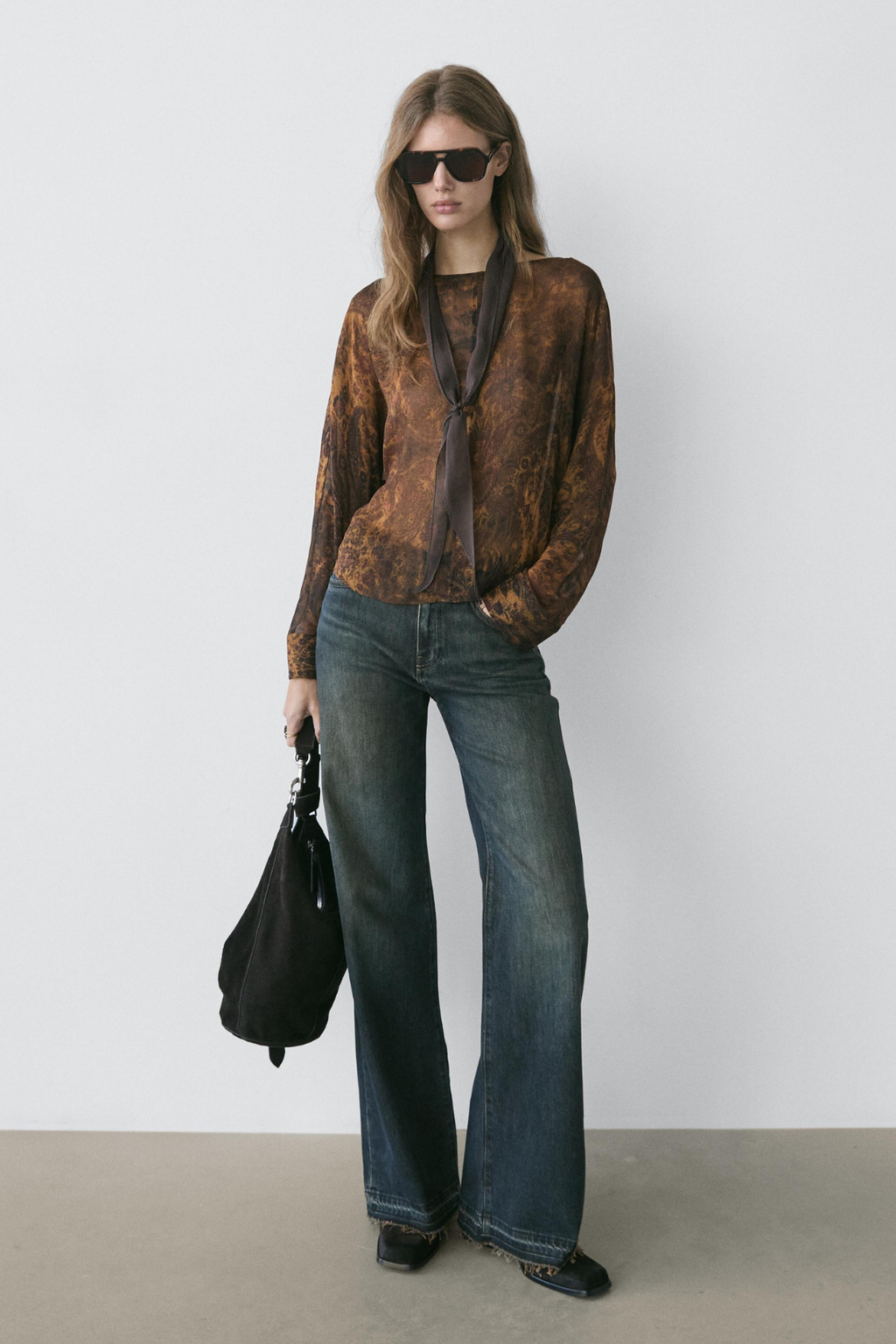 BLOUSE FLUIDE IMPRIMÉE