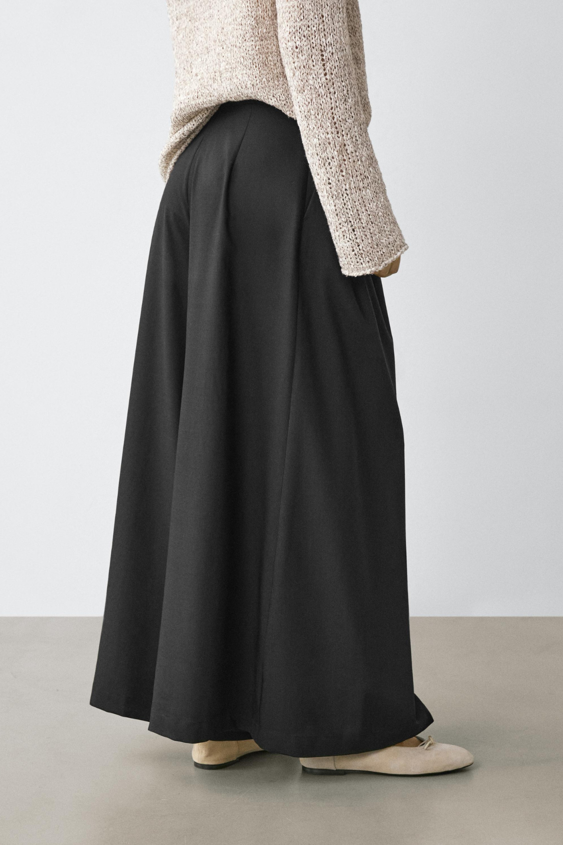 PANTALON FLUIDE À PINCES