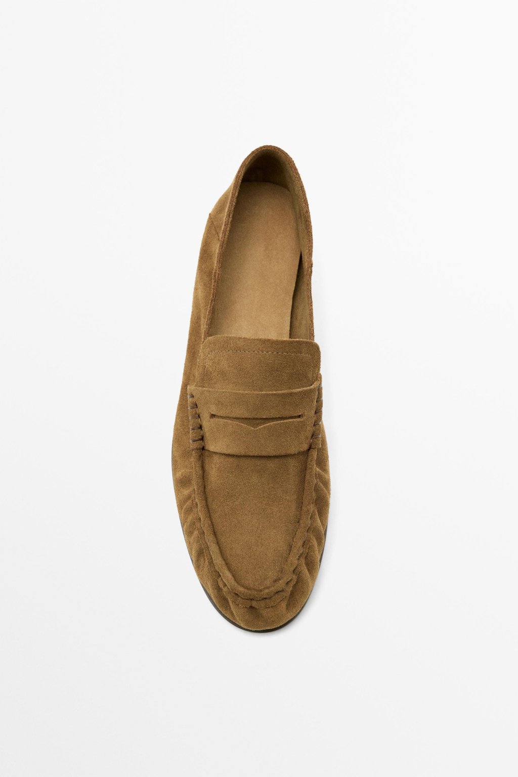 MOCASSIN EN CROÛTE DE CUIR SOUPLE