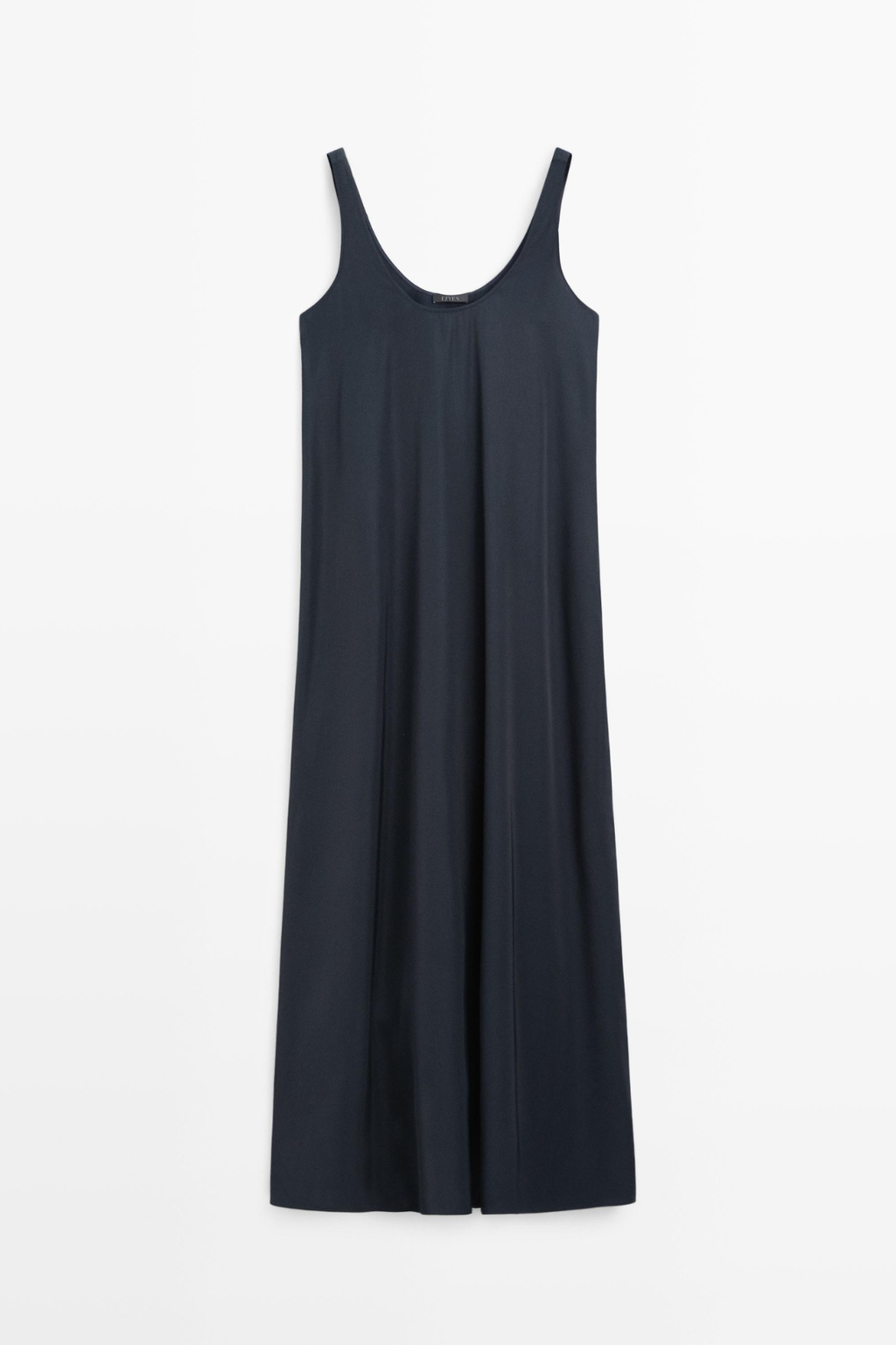 ROBE FLUIDE ÉVASÉE À BRETELLES