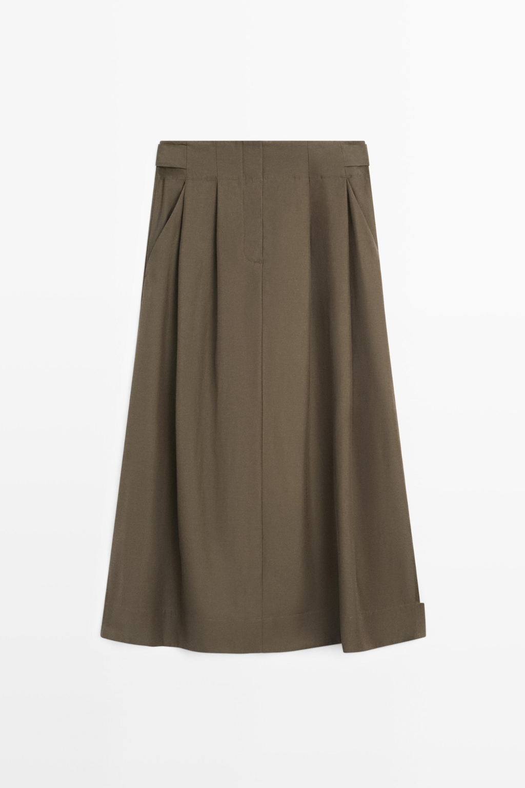 JUPE MIDI PLISSÉE