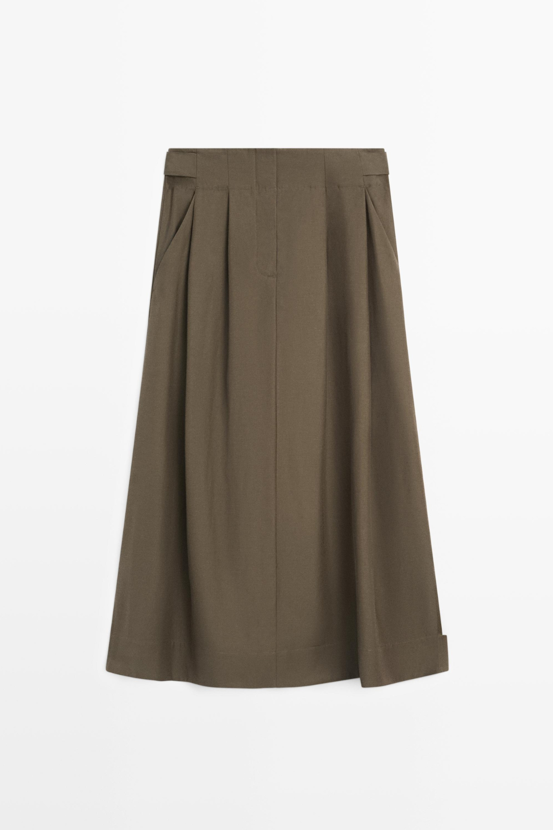 JUPE MIDI PLISSÉE