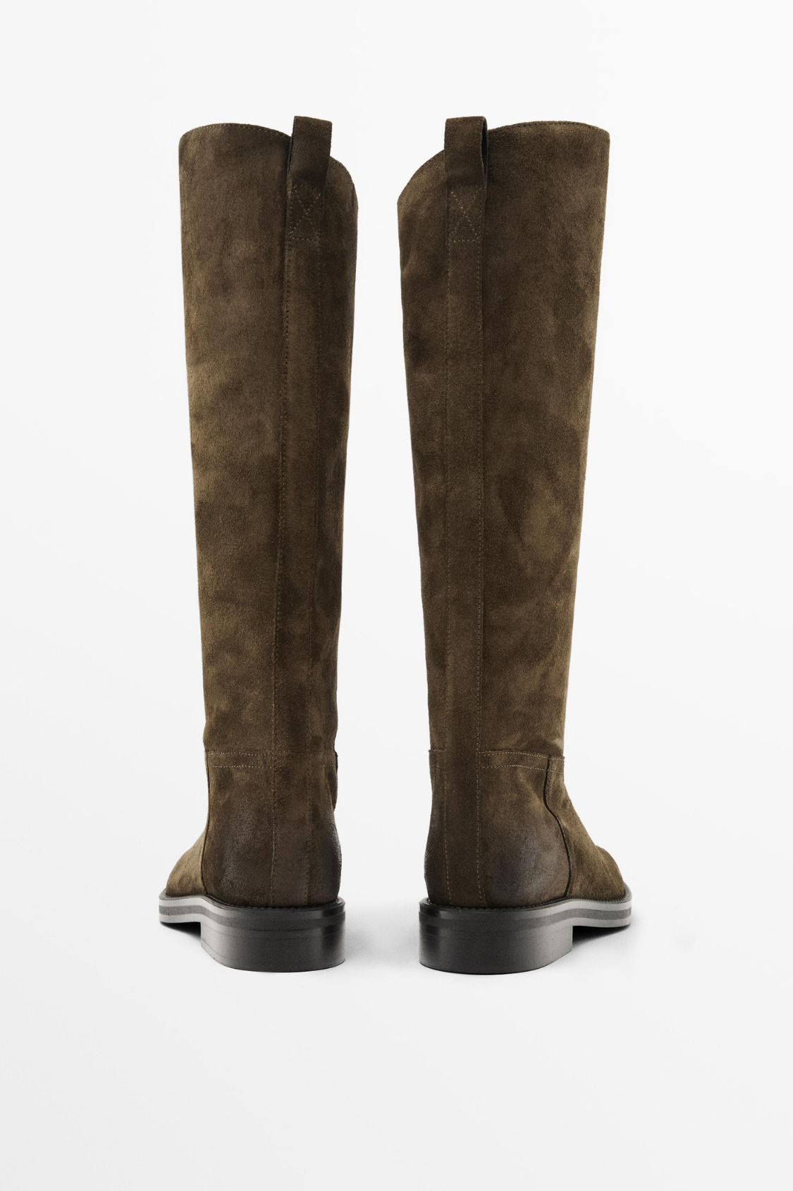 BOTTES ÉQUESTRE EN CROÛTE DE CUIR HUILÉES