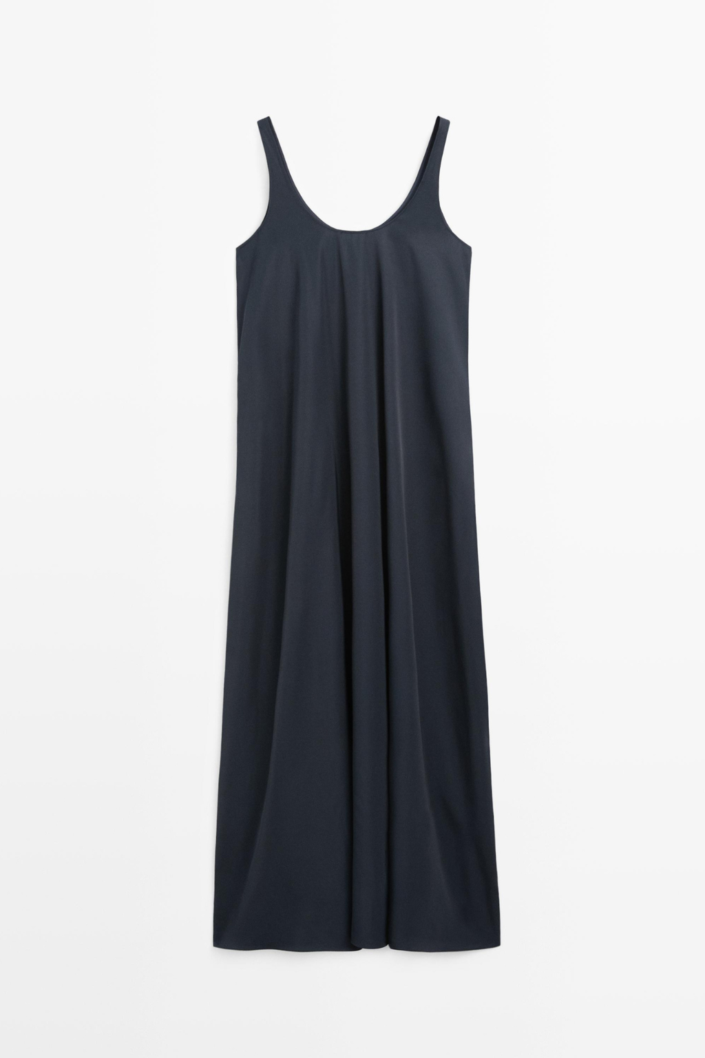 ROBE FLUIDE ÉVASÉE À BRETELLES