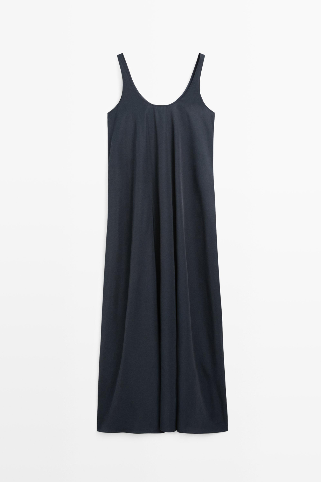 ROBE FLUIDE ÉVASÉE À BRETELLES