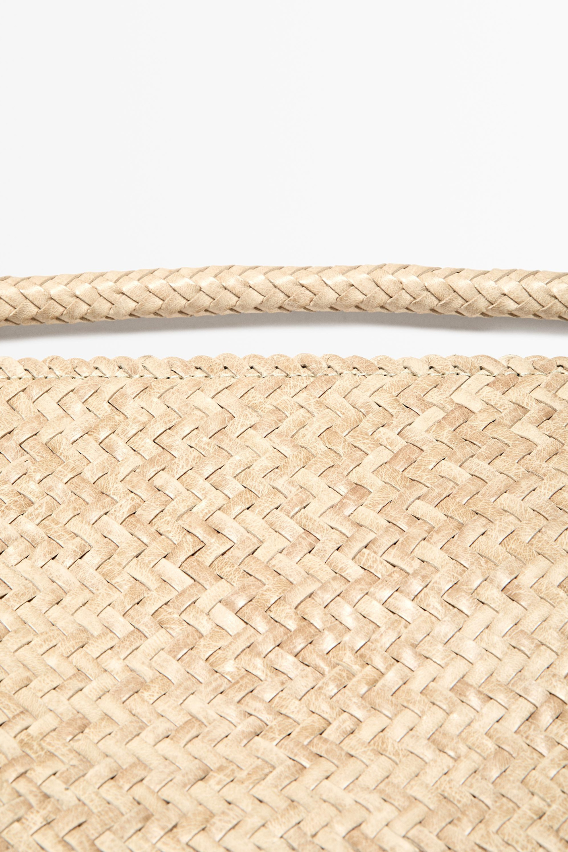 PETIT SAC PORTÉ ÉPAULE EN CUIR TRESSÉ