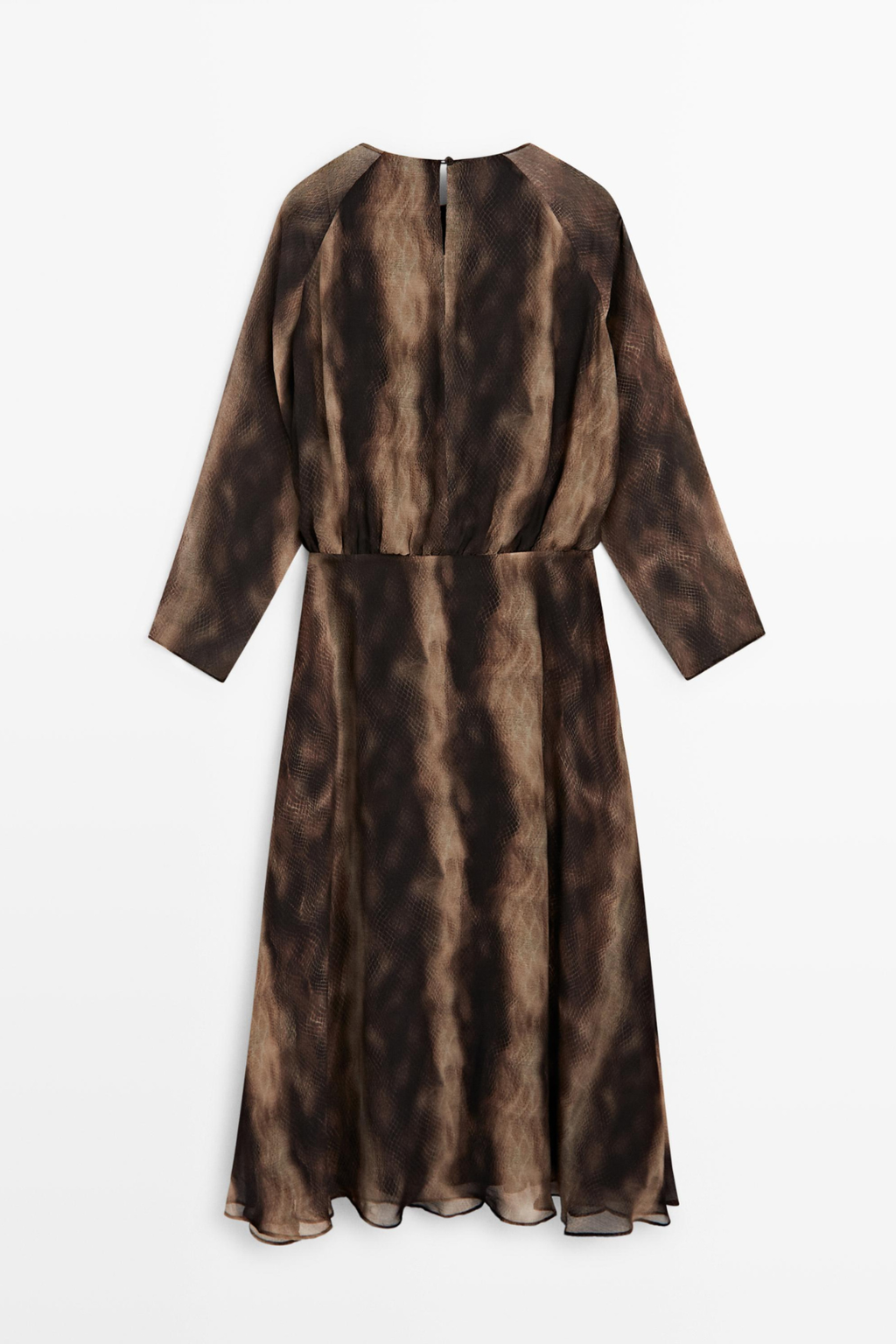 ROBE FLUIDE À IMPRIMÉ ANIMAL