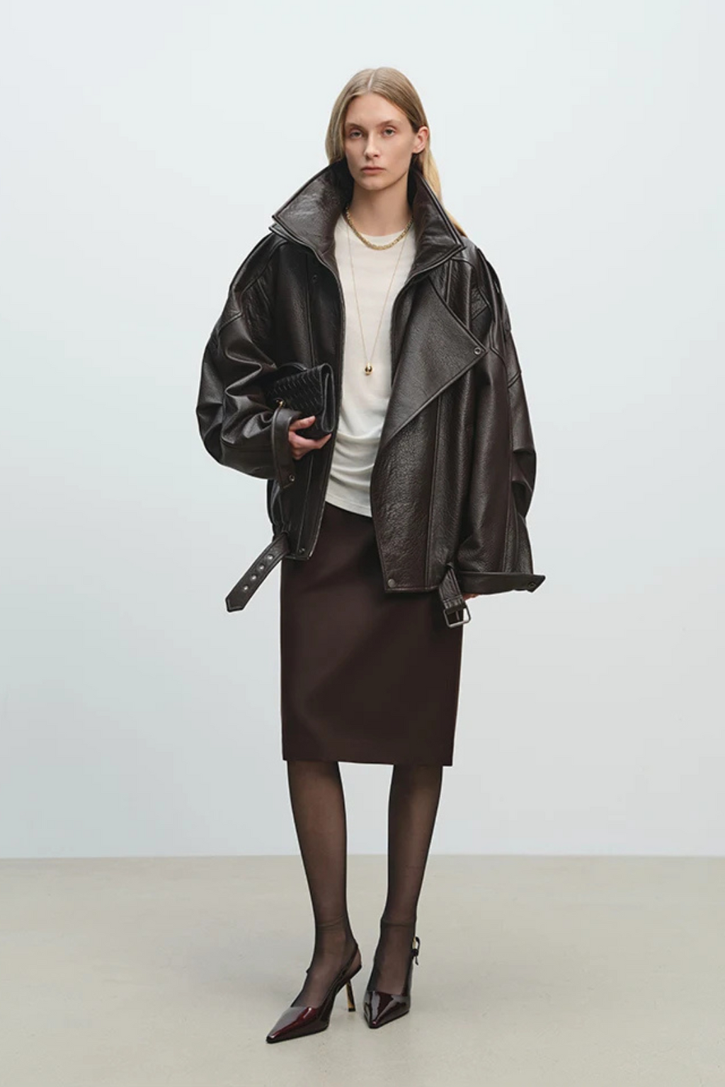 BIKERJACKE IN PREMIUM-LEDEROPTIK