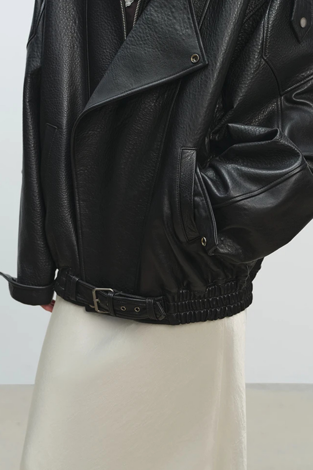 BIKERJACKE IN PREMIUM-LEDEROPTIK