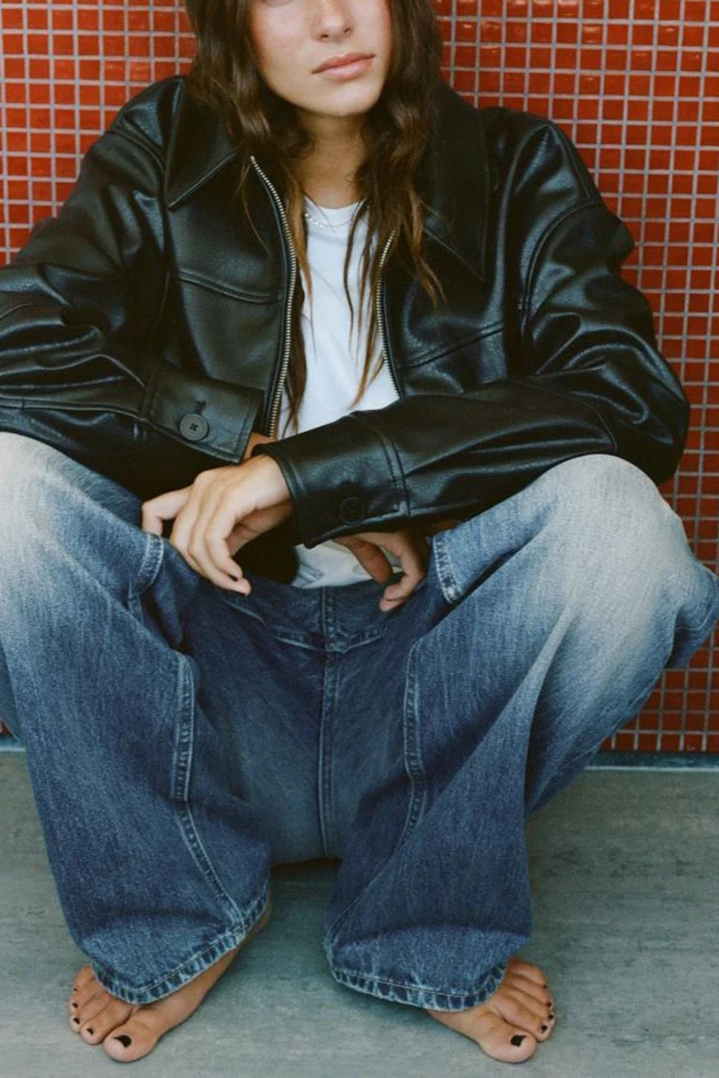 BOMBERJACKE IN PREMIUM-LEDEROPTIK