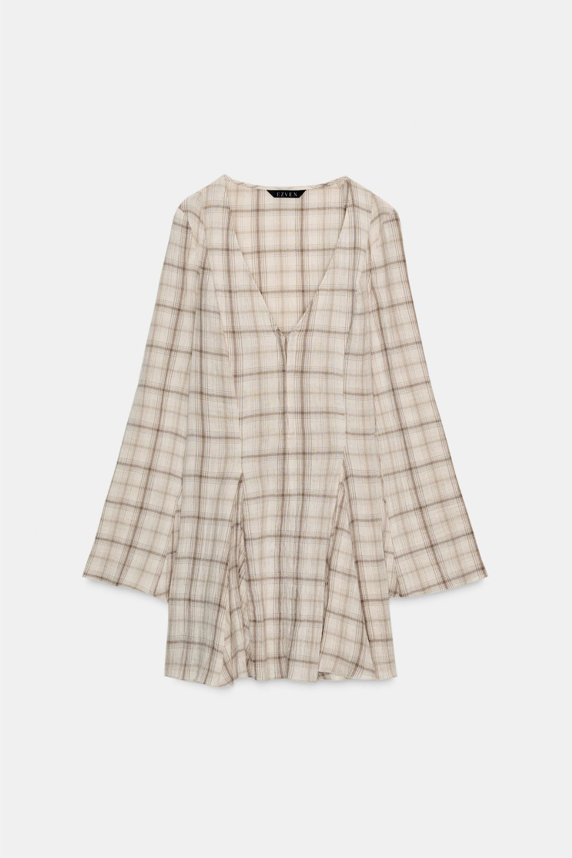 ROBE COURTE À CARREAUX