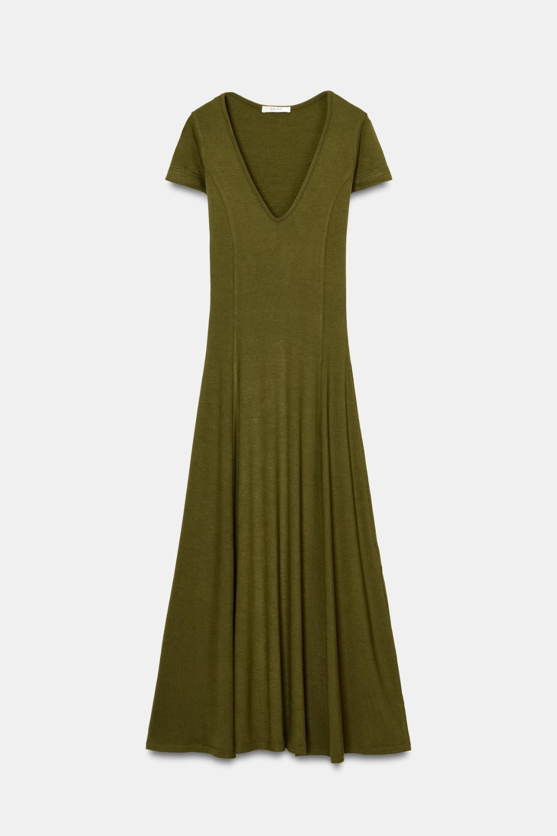 ROBE LONGUE CÔTELÉE