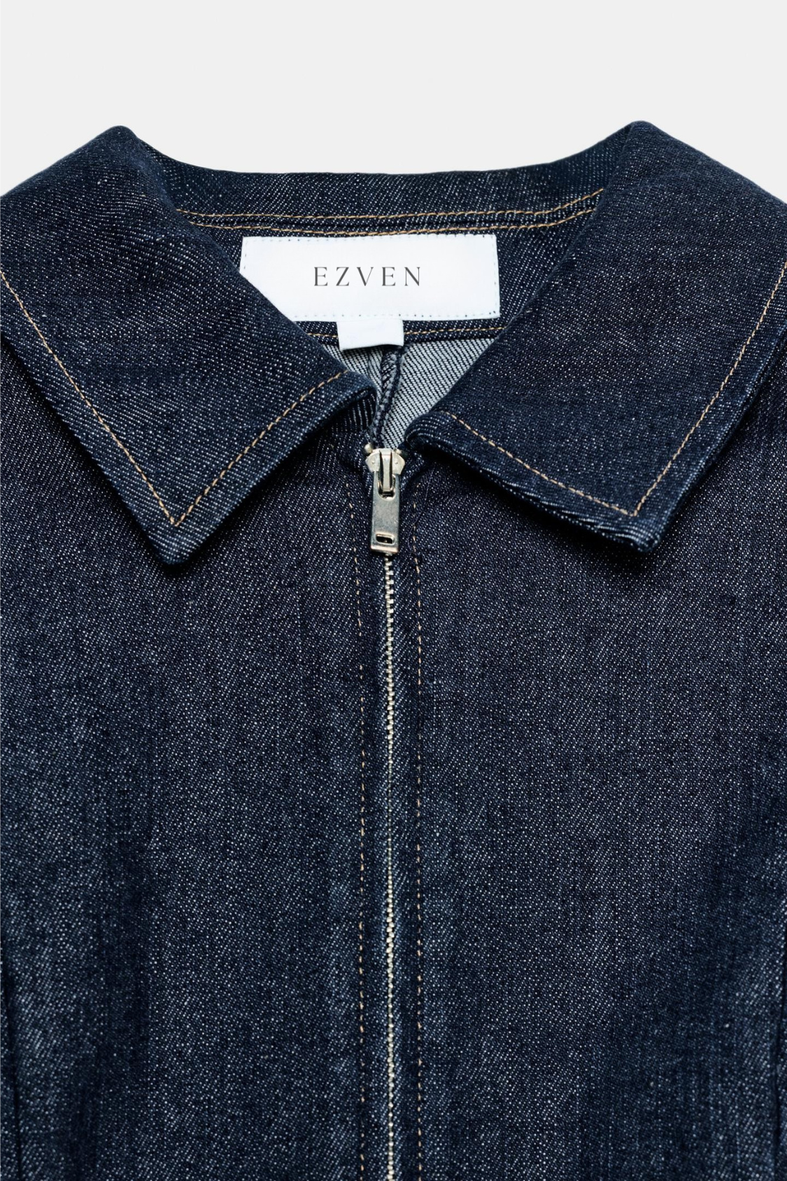 ROBE EN DENIM TRF À FERMETURE ÉCLAIR
