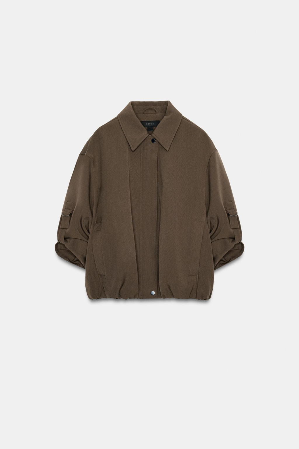 VESTE BOMBER À MANCHES RETROUSSÉES