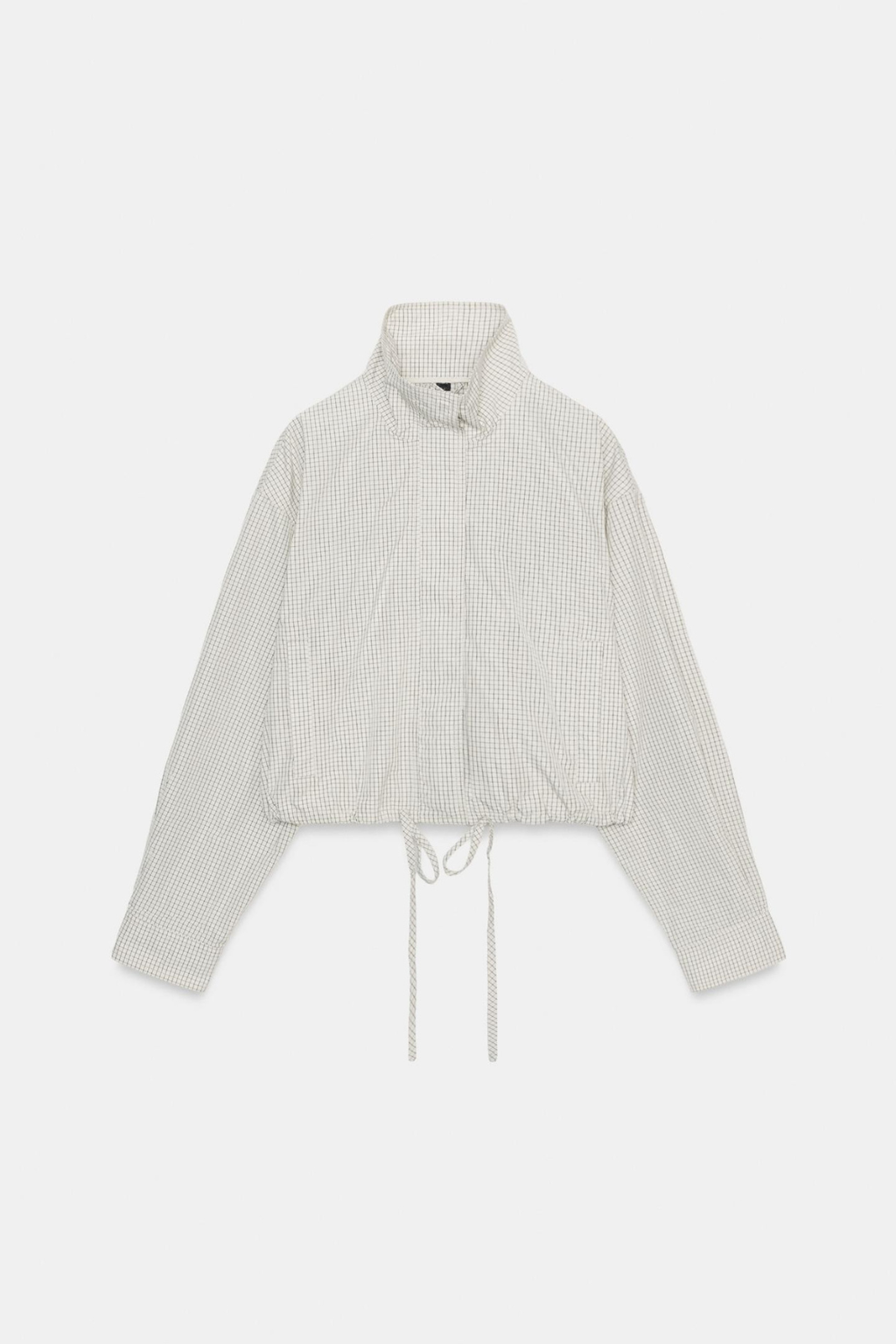 VESTE EN NYLON À CARREAUX
