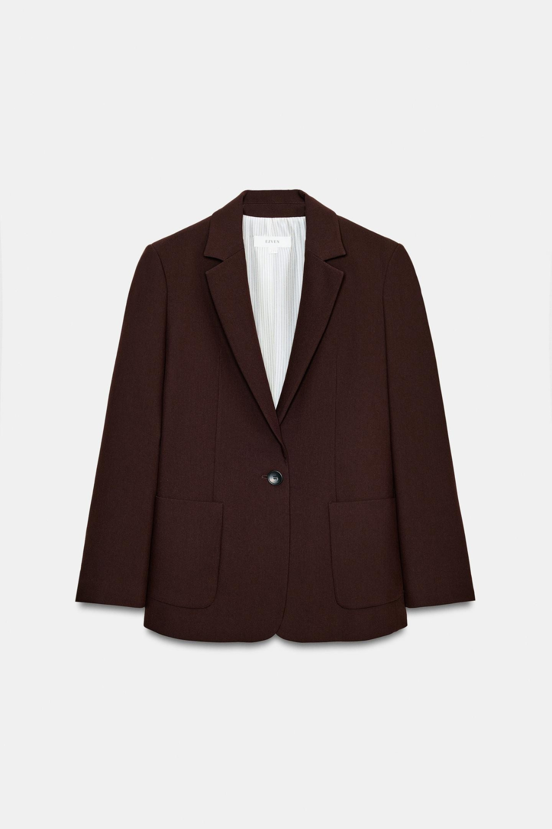 VESTE DROITE À ÉPAULETTES