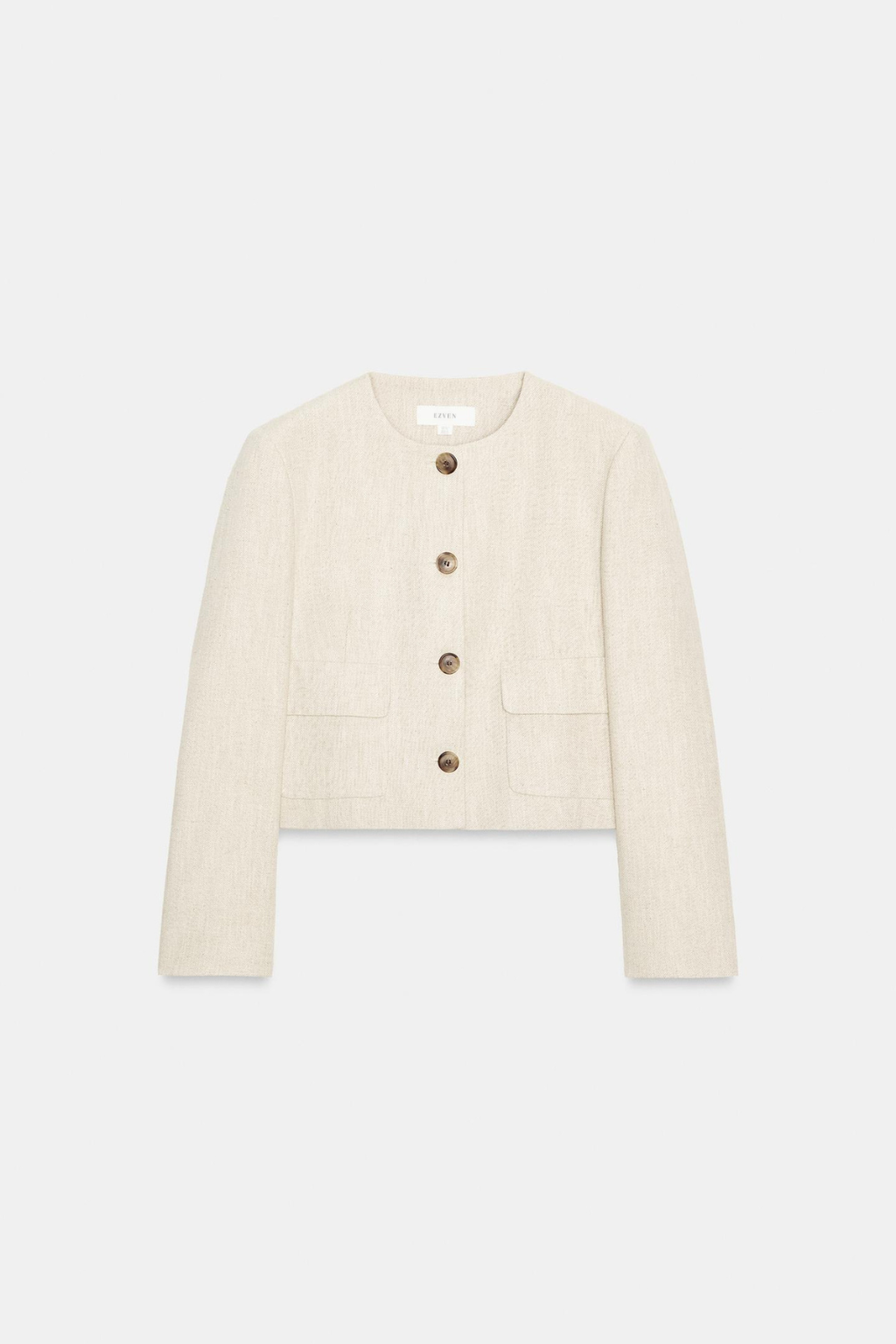 BLAZER EN TISSU RUSTIQUE
