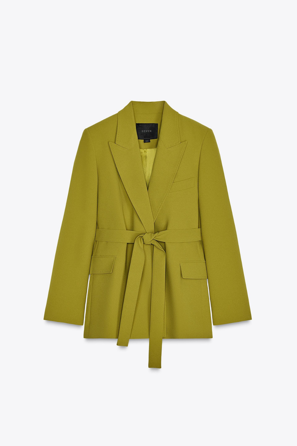 EZ COLLECTION BLAZER MIT GÜRTEL AUS POLYESTER